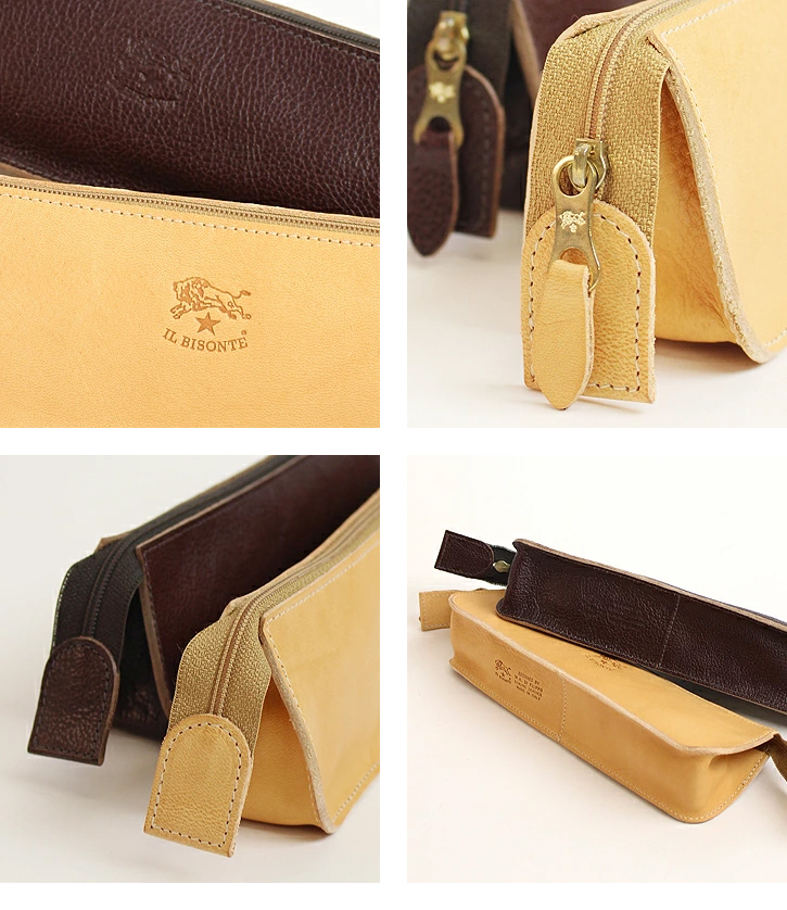 IL BISONTE イルビゾンテ 文房具 ペンケース(マチワイド) 商品