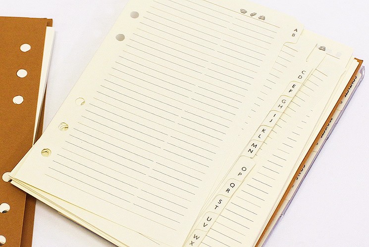 IL BISONTE（イルビゾンテ） 文房具 システム手帳レフィル（6穴100mm