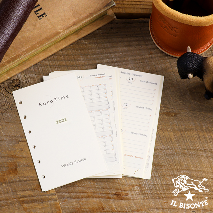 IL BISONTE（イルビゾンテ） 文房具 システム手帳レフィル（6穴85mm