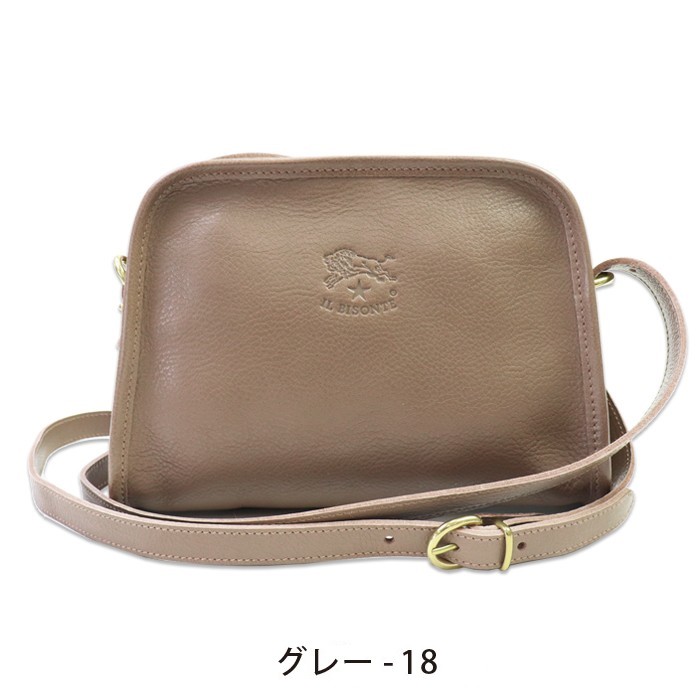 IL BISONTE イルビゾンテ バッグ ラウンドフレア-ポシェット