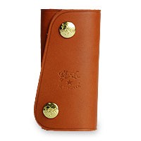 【未使用新品】IL BISONTEキーケース IL BISONTE（イルビゾンテ） キーケース スナップボタンキーケース