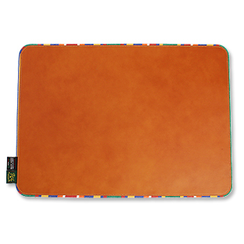 IL BISONTE（イルビゾンテ） 文房具 ストライプキャンバス×レザー