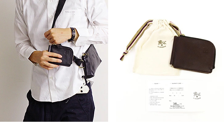 IL BISONTE イルビゾンテ 財布 マネークリップ付き財布 商品番号