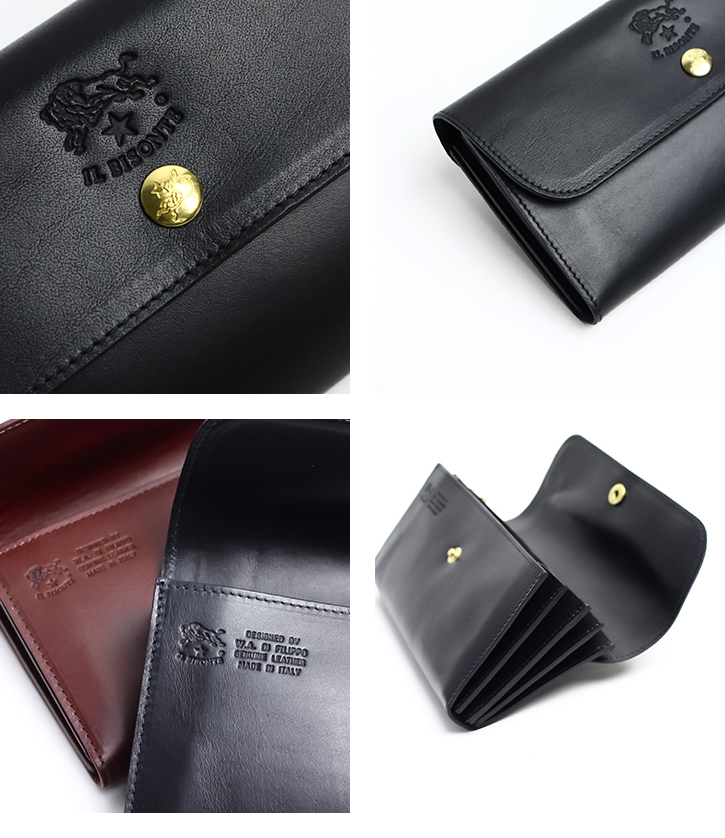 イルビゾンテ 財布 長財布 バケッタスムーススナップボタン長財布