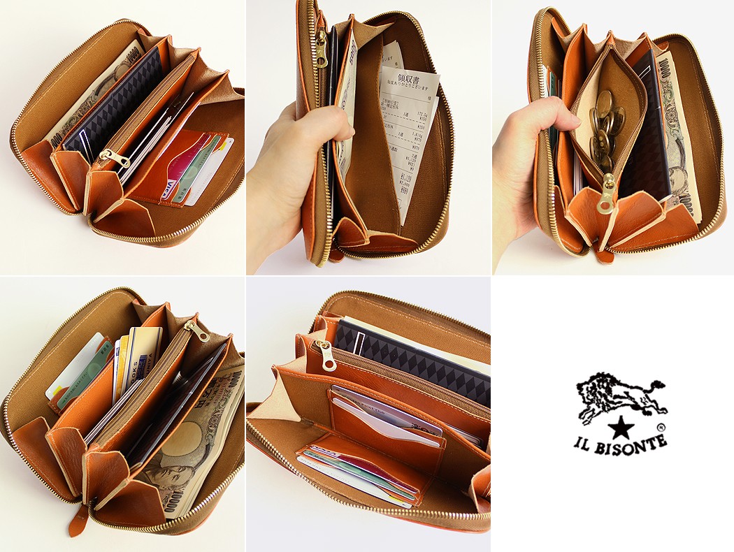 IL BISONTE イルビゾンテ 財布 ラウンドジップ長財布(横型) 商品