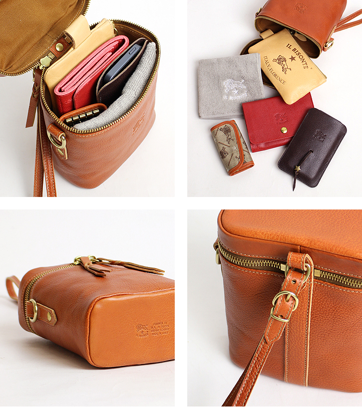 IL BISONTE（イルビゾンテ） バッグ ショルダーバッグ 円柱3WAY