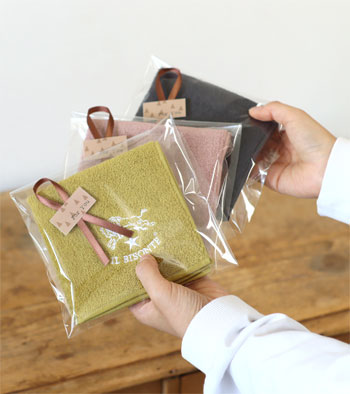 IL BISONTE（イルビゾンテ） タオル＆バンダナ ハンドタオル(ミニ