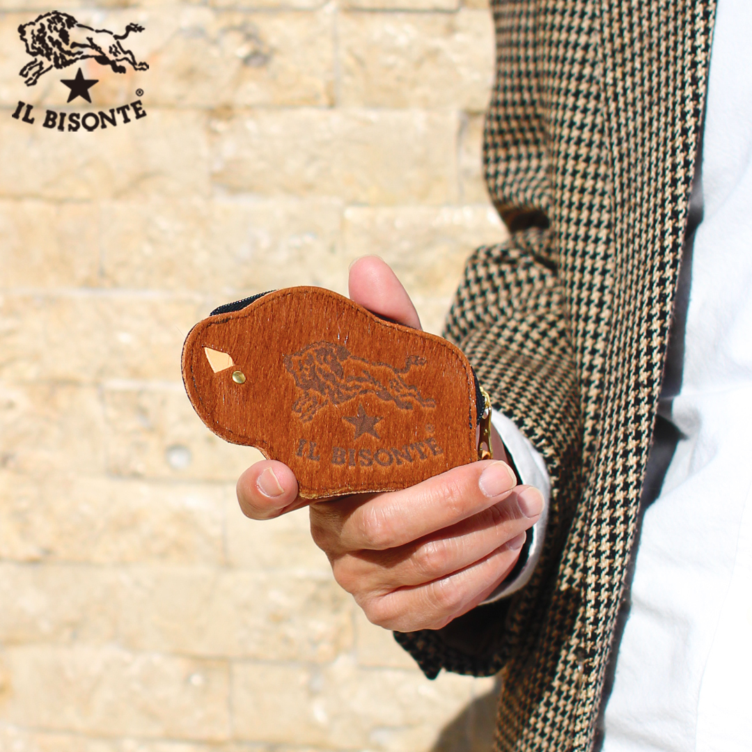 日本限定 極美品✨ IL BISONTE バケッタムッカ ビリー ケース IL BISONTE（イルビゾンテ） 財布 コインケース 日本限定