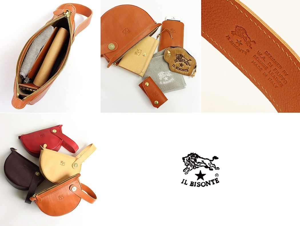 IL BISONTE イルビゾンテ バッグ 半円クラッチバッグ 商品番号
