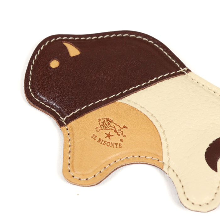 【美品】イルビゾンテIL BISONTE　キーホルダー　バッファローキーホルダー IL BISONTE 【イルビゾンテ IL BISONTE キーホルダー
