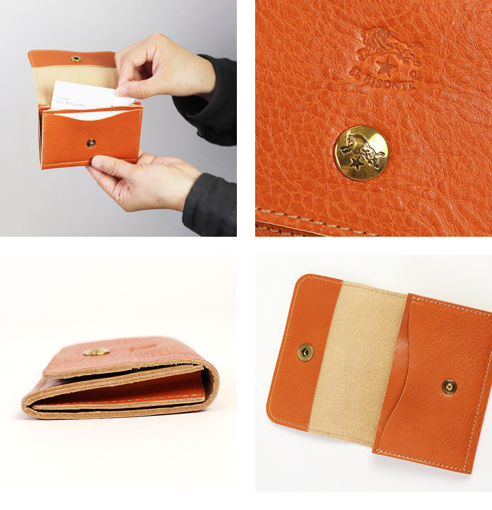 IL BISONTE（イルビゾンテ） カードケース 二つ折りパースカードケース