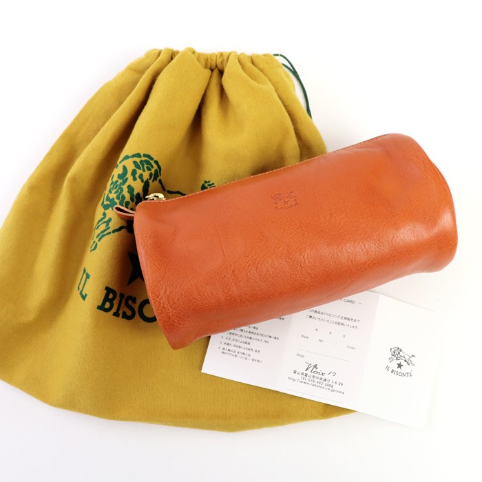 【新品未使用】IL BISONTE 筒型ポーチ IL BISONTE（イルビゾンテ） ポーチ 筒型ポーチ 54_1_ 54192304390 IL