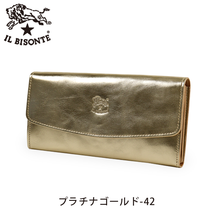 IL BISONTE レディース長財布（色：シルバー系）｜財布｜ファッション