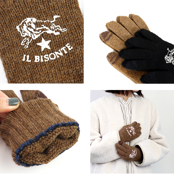 IL BISONTE（イルビゾンテ） 雑貨小物 ニット手袋 54_1_ 54192309382