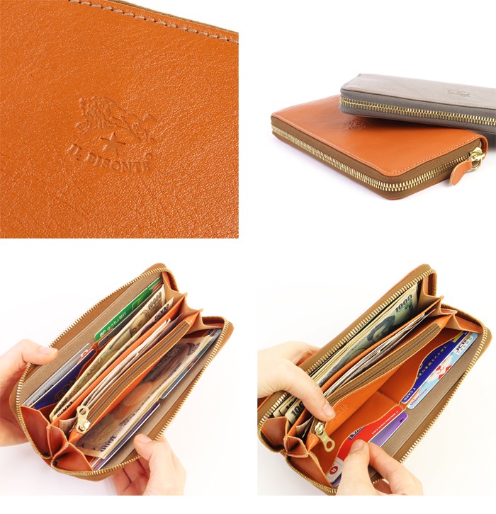 IL BISONTE（イルビゾンテ） 日本正規取扱店 財布 コの字ファスナー長