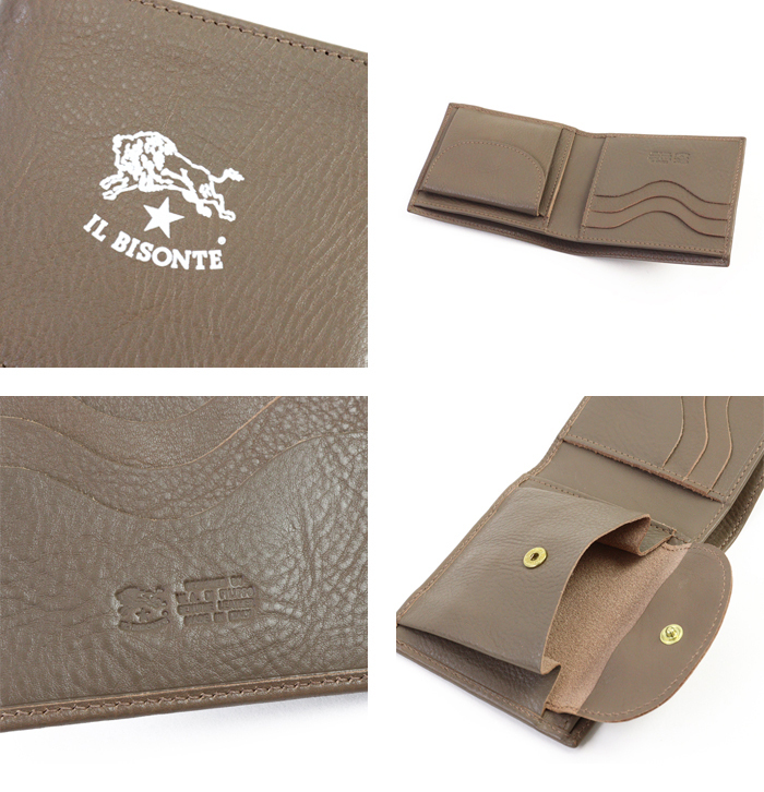 IL BISONTE イルビゾンテ 財布 日本限定 二つ折り財布 ロゴ