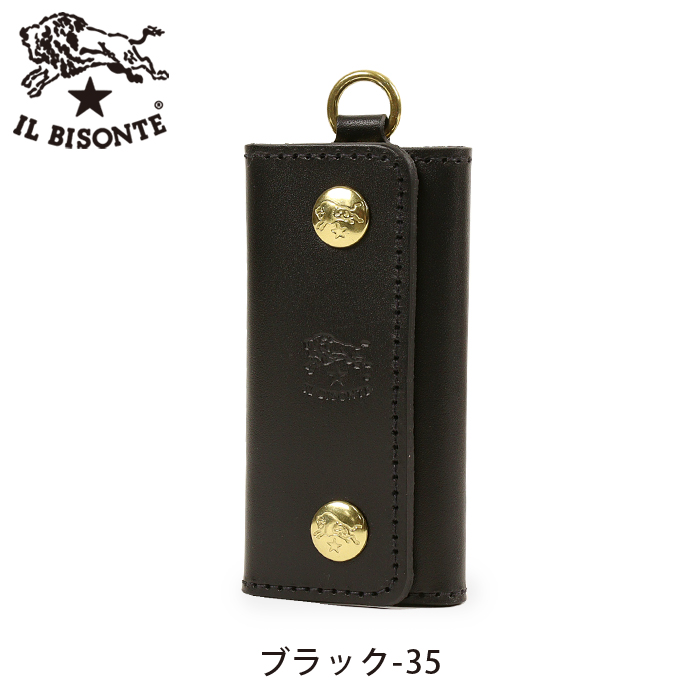 IL BISONTE（イルビゾンテ） キーケース スリム4連フックキーケース