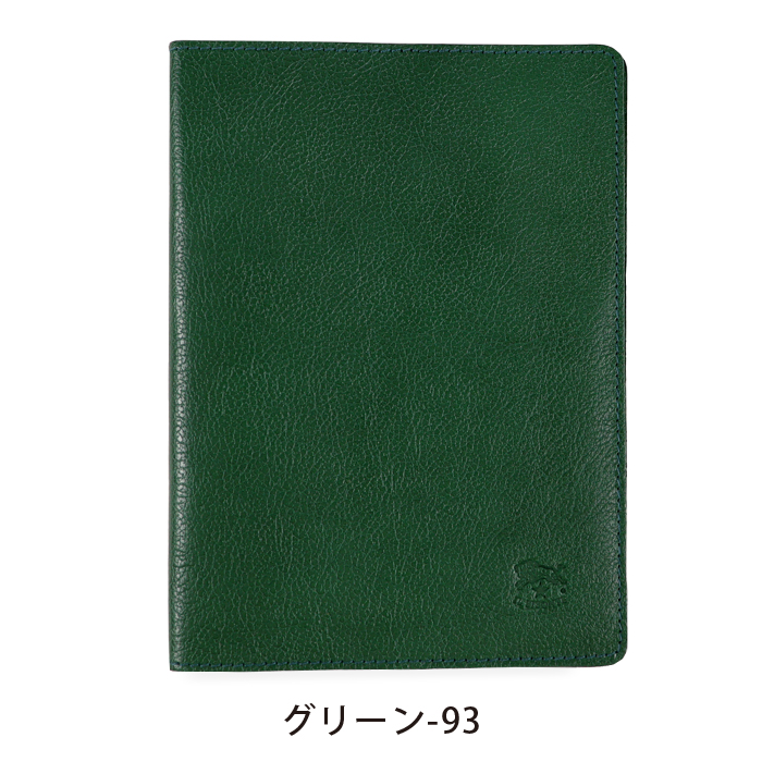イルビゾンテ手帳カバー　グリーン IL BISONTE イルビゾンテ 財布 二つ折り 小銭入れ付き ヴェルデ