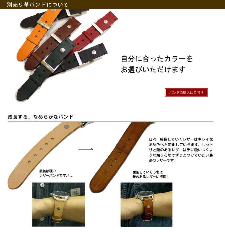 IL BISONTE（イルビゾンテ） 腕時計 ラウンドフェイス(メンズ)文字盤