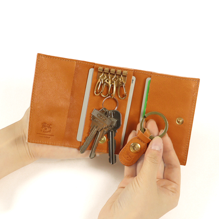 IL BISONTE（イルビゾンテ） キーケース バケッタヴィンテージレザー