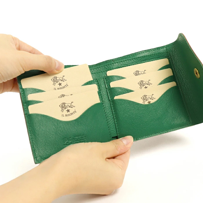 IL BISONTE（イルビゾンテ） 財布 がま口財布 二つ折り財布 日本限定