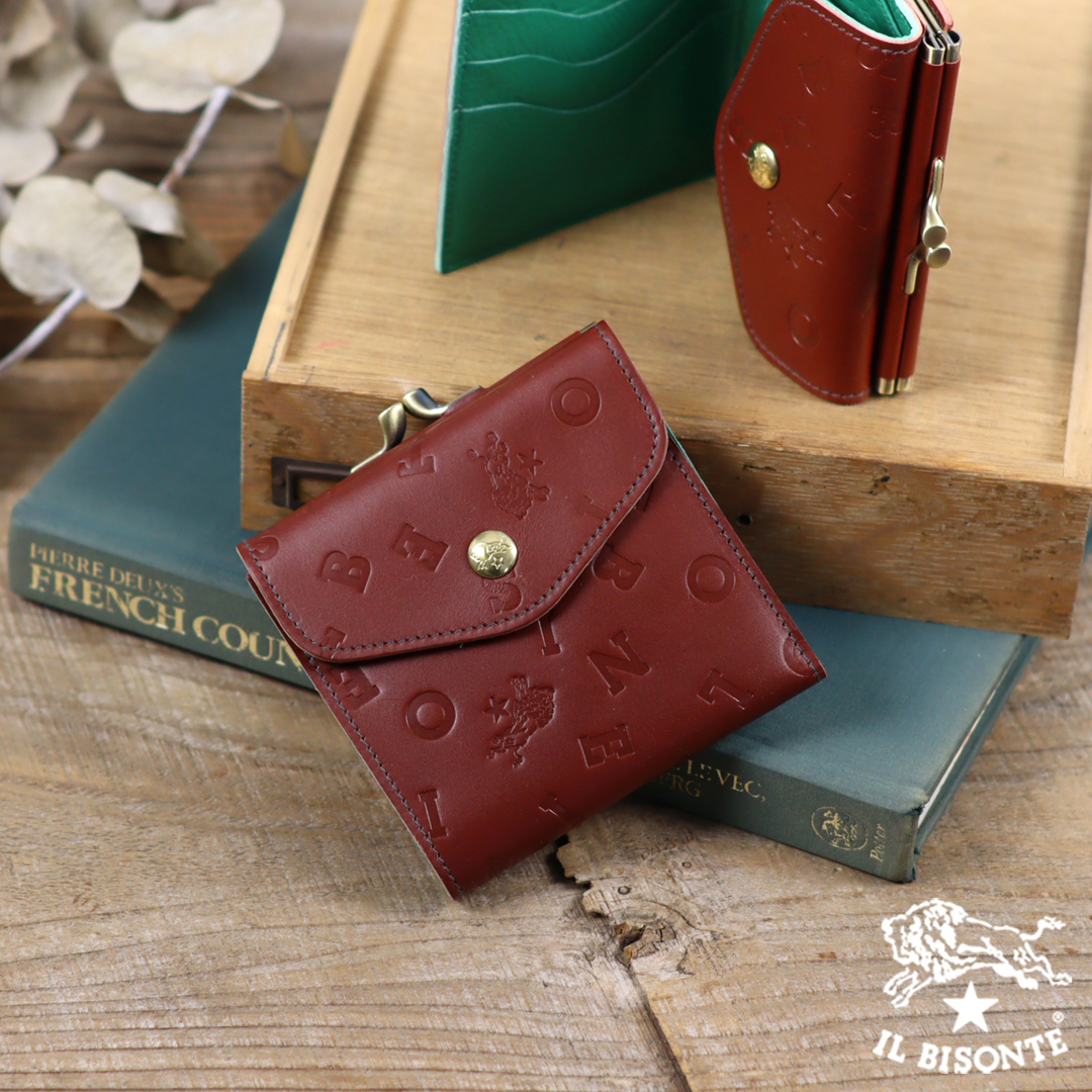 IL BISONTE（イルビゾンテ） 財布 がま口財布 二つ折り財布 日本限定