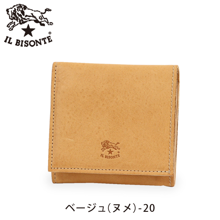 IL BISONTE（イルビゾンテ） 財布 二つ折り財布 スクエアウォレット