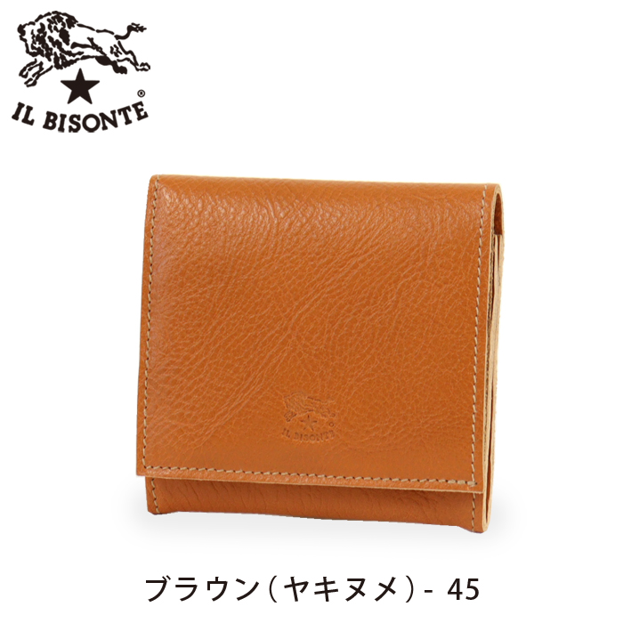 IL BISONTE（イルビゾンテ） 財布 二つ折り財布 スクエアウォレット