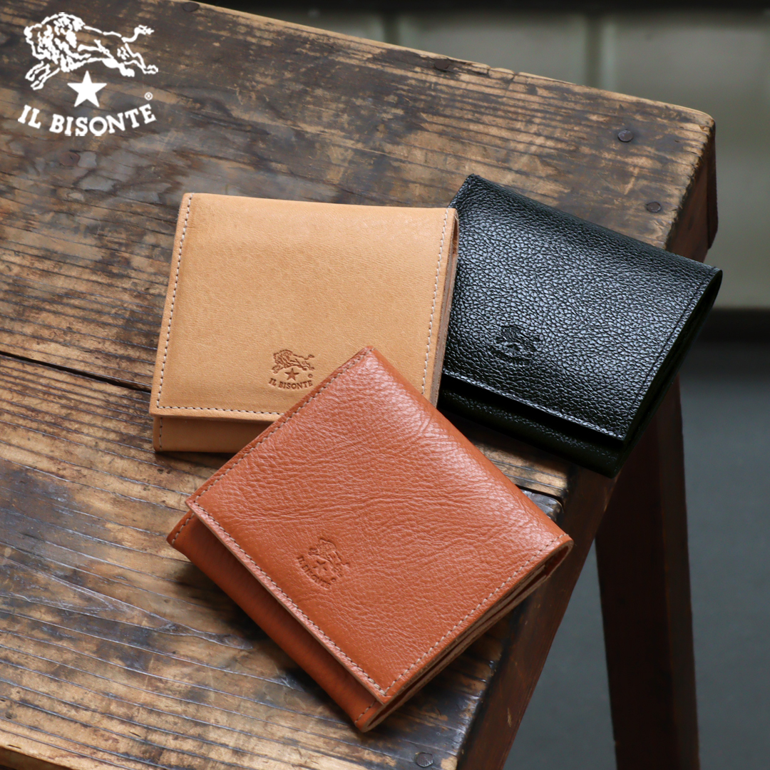 IL BISONTE（イルビゾンテ） 財布 二つ折り財布 スクエアウォレット