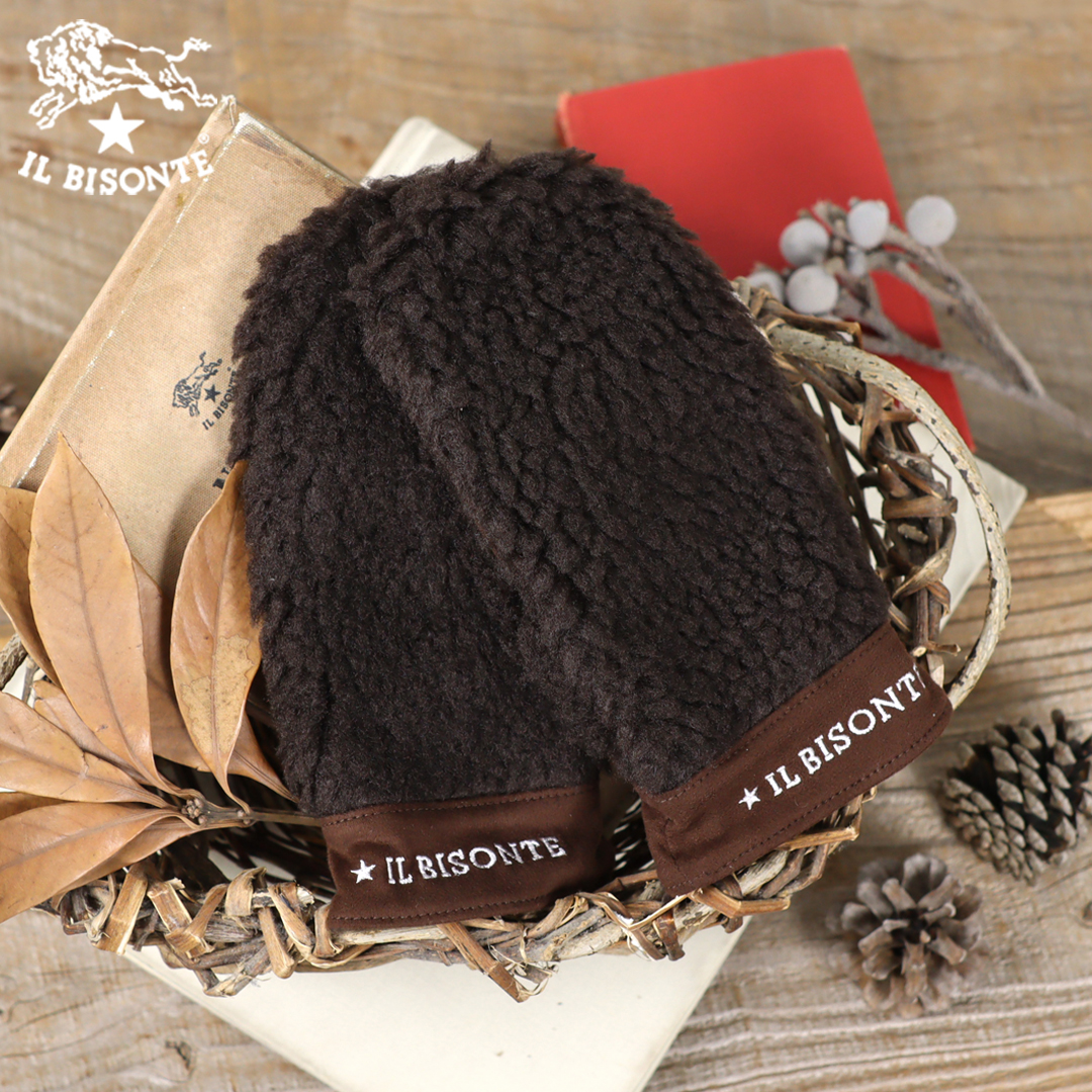 IL BISONTE（イルビゾンテ） 雑貨小物 ボアフリースミトン手袋