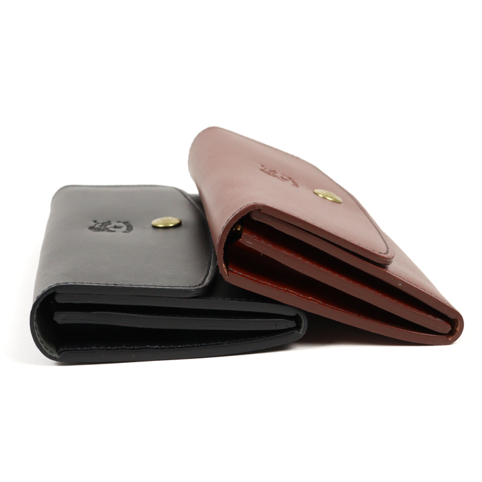IL BISONTE（イルビゾンテ） 財布 長財布 バケッタスムースフラップ
