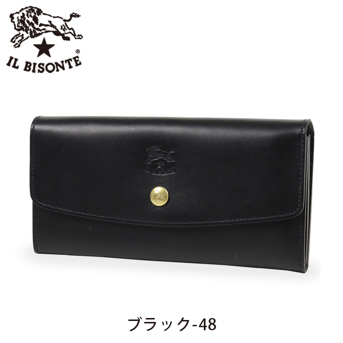 イルビゾンテ 財布 長財布 バケッタスムースフラップロングウォレット 54_1_ 54232309640 IL BISONTE walletの画像
