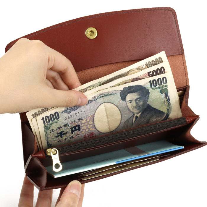 IL BISONTE（イルビゾンテ） 財布 長財布 バケッタスムースフラップ