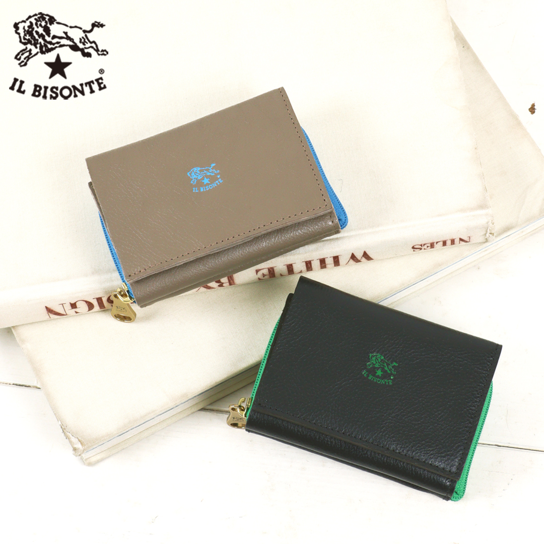 IL BISONTE イルビゾンテ JAPAN EXCUSIVE MODEL 星型押し2つ折り