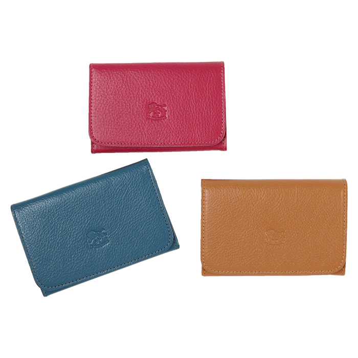 IL BISONTE（イルビゾンテ） カードケース 限定カラー二つ折りレザー