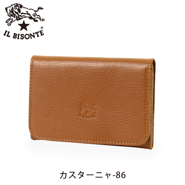 IL BISONTE（イルビゾンテ） カードケース 限定カラー二つ折りレザー