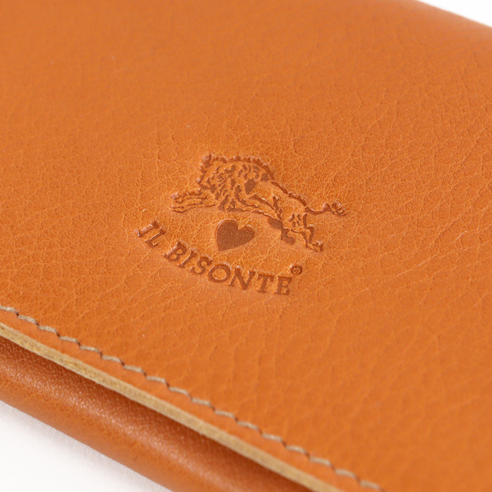 IL BISONTE（イルビゾンテ） カードケース 限定ハートロゴ 二つ折り