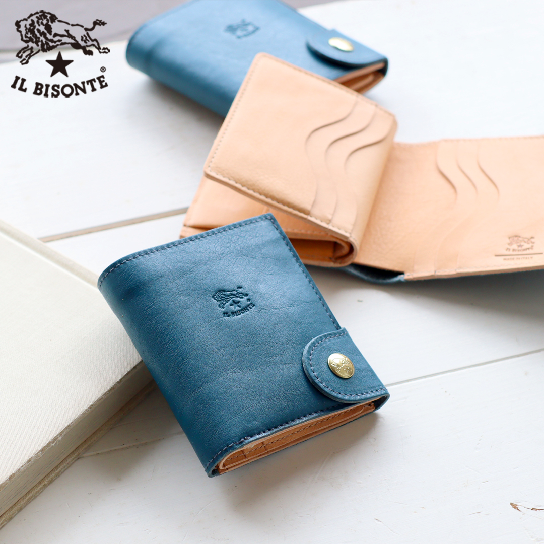 IL BISONTE（イルビゾンテ） 財布 日本限定 二つ折り財布ワンボタン