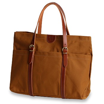 イルビゾンテ IL BISONTE トートバッグ ＰＣ 肩掛け 大容量 ブラウン IL BISONTE（イルビゾンテ） バッグ 前ポケットキャンバストート 商品