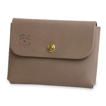 IL BISONTE（イルビゾンテ） カードケース スナップ付きカードケース