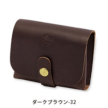 IL BISONTE（イルビゾンテ） カードケース スナップ付きマルチカード