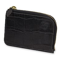 IL BISONTE（イルビゾンテ） 財布 二つ折り財布 クロコエンボスド