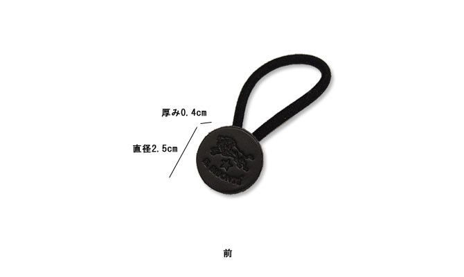 IL BISONTE（イルビゾンテ） アクセサリー レザーコンチョヘアゴム