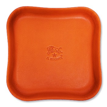 【新品】IL BISONTE レザースクエアトレイ ヌメ☆ 8-05090-5.jpg