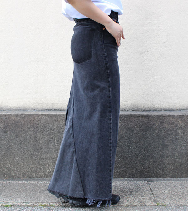 【ナナナナサーカ / 77circa】ロングデニムスカート（length100） circa make long denim skirt【送料無料】