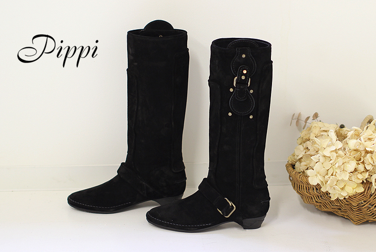 ✨極美品 PIPPICHIC ピッピシック　コンバットブーツ　23.5 Pippi（ピッピ） 【在庫処分】【ピッピシック/Pippichic】ベルト