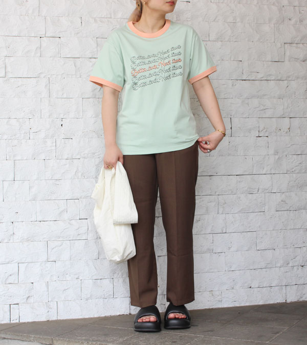 【s20】【ワム / WoM】リンガーTシャツ　RINGER T SHIRT【送料無料】【キャンセル返品交換不可】【let】 WoM 【s20】【ワム / WoM】リンガーTシャツ RINGER T SHIRT