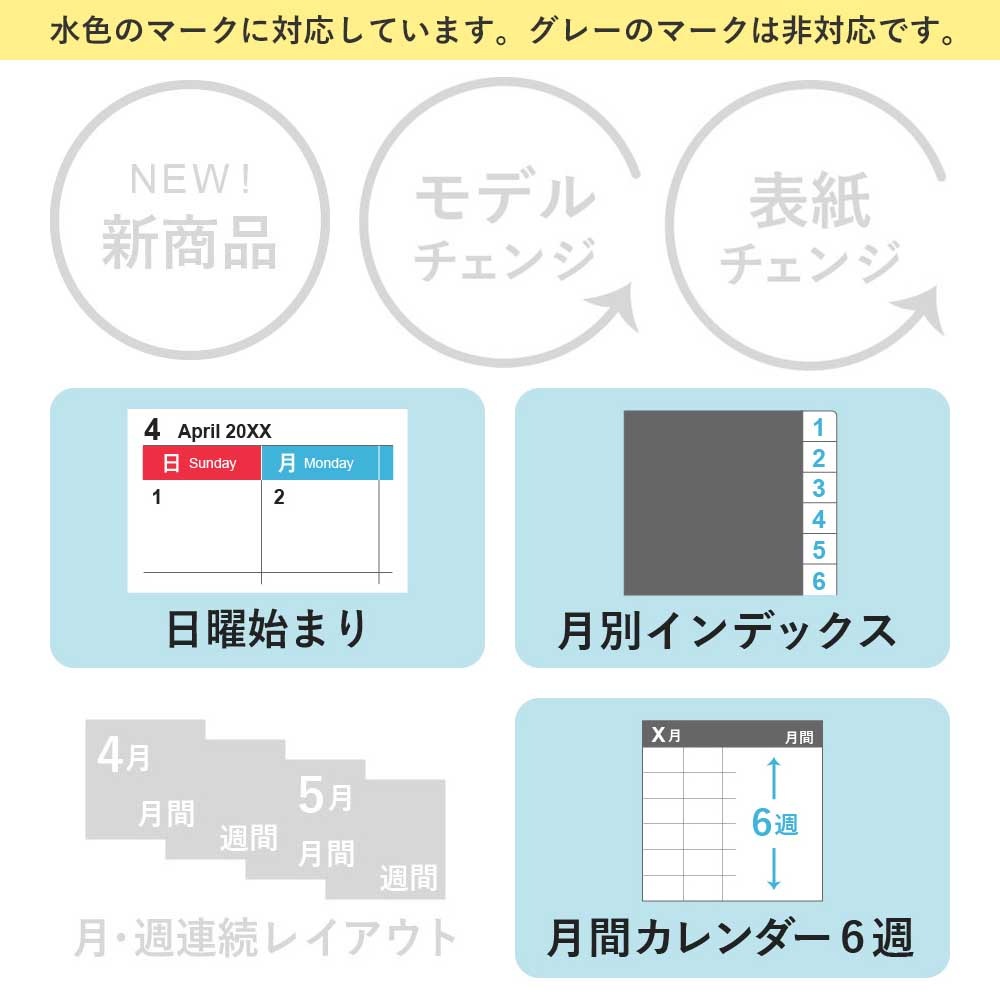 2025年1月始まり Bindex by NOLTY バイブルサイズ リフィール 月間ダイアリーカレンダータイプインデックス付き（日曜始まり） | NOLTY | 03
