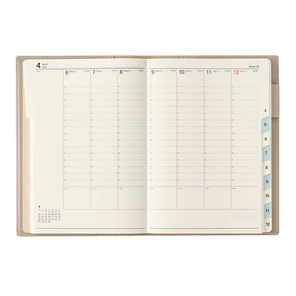 2026年1月始まり 手帳 スケジュール帳 ダ...の詳細画像5