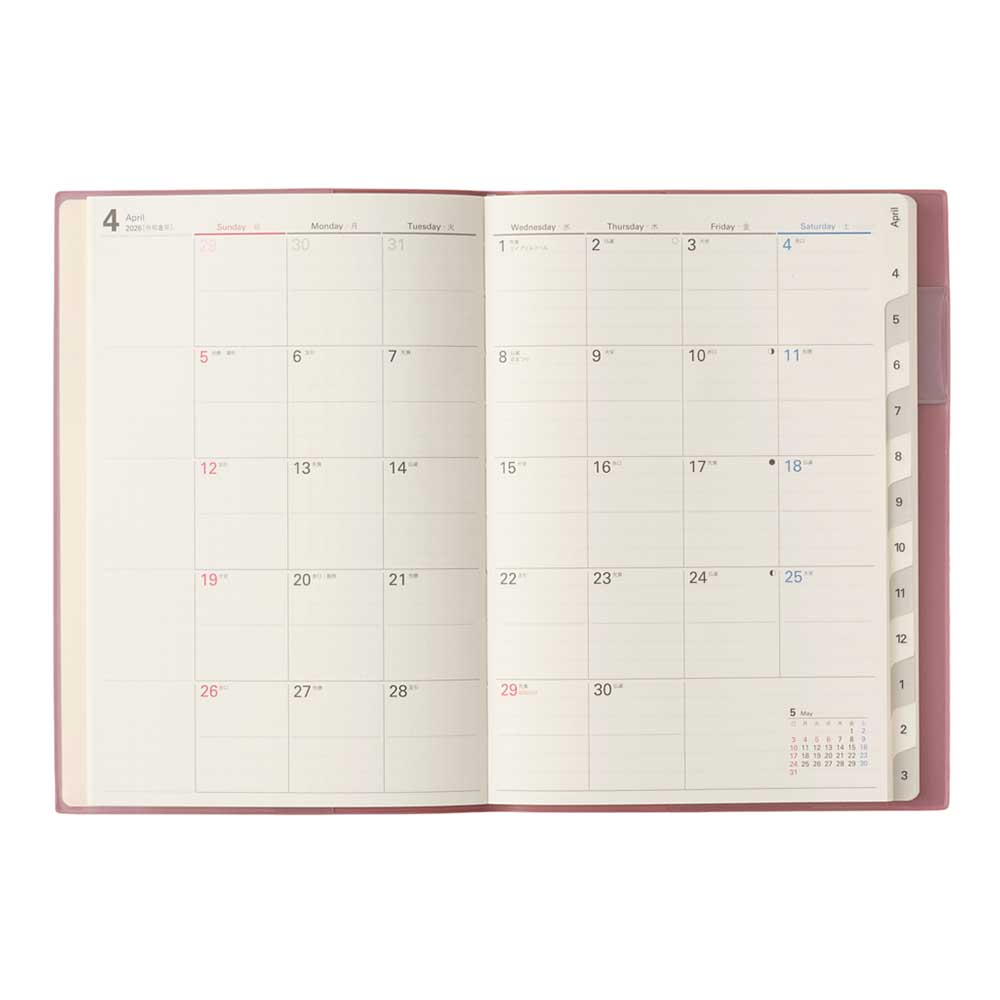 2026年4月始まり 手帳 スケジュール帳 ダ...の詳細画像3